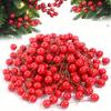 1000/50x Mini Artificial Berries Red Fake Berry Cherry Stamen for Christmas DIY Floral Wreath Ornament New Year Party Home Decor
