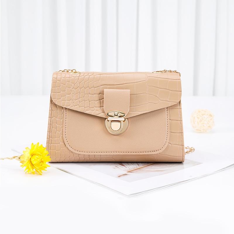 

Сладкая мобильная телефонная маленькая квадратная сумка 2025 лето повседневная с узором под камень на плечо женская сумка кроссбоди на цепочке хаки