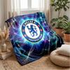 Chelsea FC Theme blanket Soft Flannel Blanket Plush Throw Blanket Cozy Sofa Bed Blanket for Home Decor