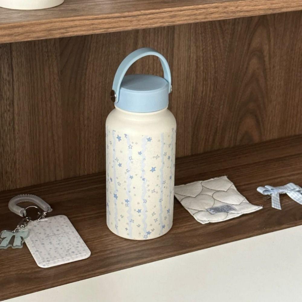 Leak-proof Insulated Cup 900ml Vacuum Flasks Water Bottle Stainless Steel Cup  Cold Drink