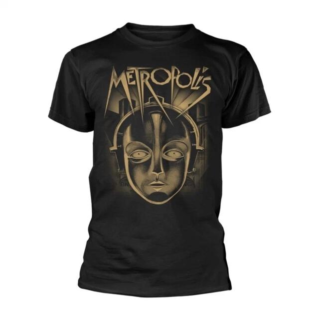 Plan 9 Metropolis Face Official Merchandise 100% Cotton T-shirt Mens Tees Top M/L/XL New- S