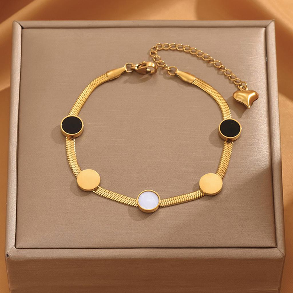 316L Stainless Steel Link Chain Bangle Bracelet for Women Fashion Charm Bracelet Girl Wristhand Jewelry Casual Party Gifts