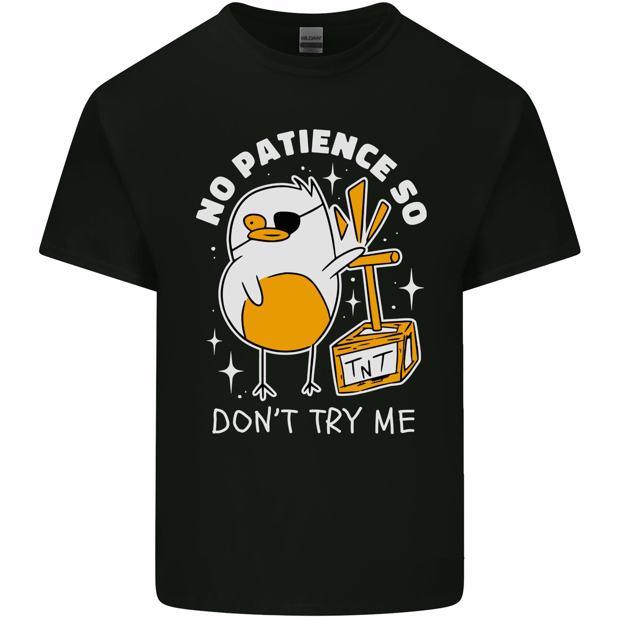 No Patience Anger UnisexageUnisext Bird Funny Unisexs Light Cotton TShirt S