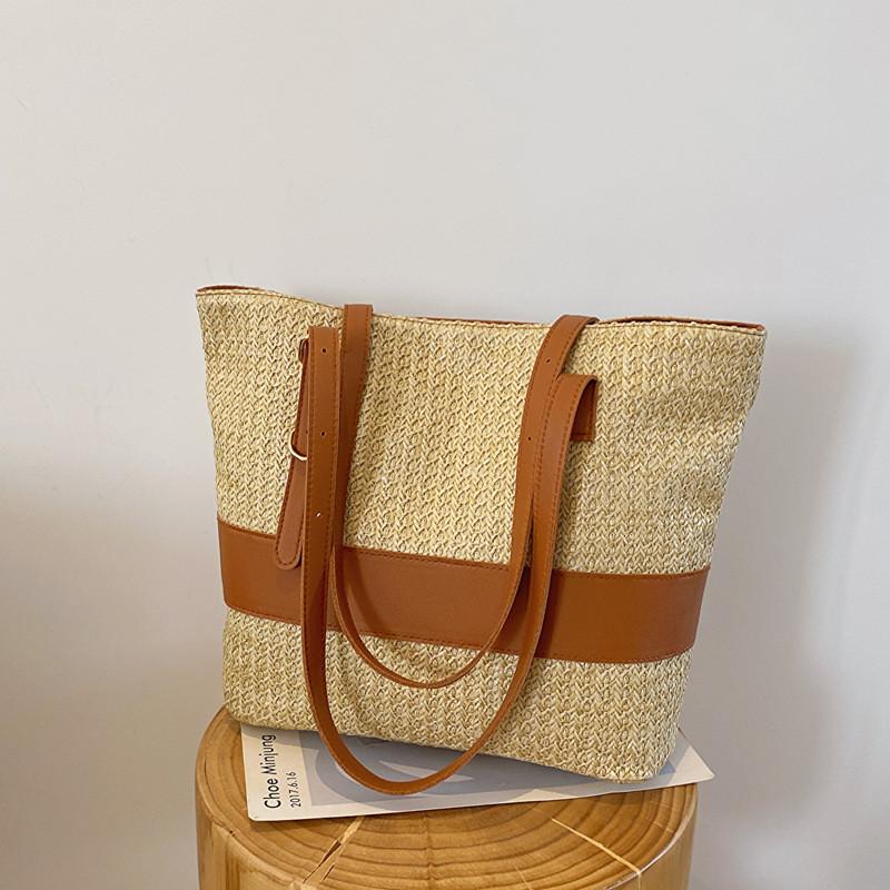 Chic Urban Tote Bag 2023 Fashion Trend Minimalist Woolen Large Capacity Bag