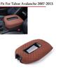 Marrom Para Chevy AvalancheSuburban 07-13 Console Apoio de Braço Almofada Capa Acabamento