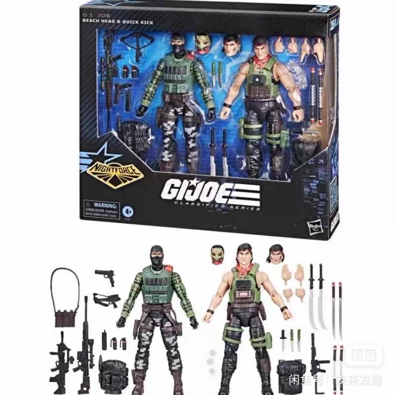 G.I. Joe Classified Series #164 Night Force Beach Head & Quick Kick 15cm Action Figure Original Model Toys Gift