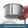 Swan Drain Basket: Stainless Steel Kitchen Sink Rack with Dry/Wet Separation & Garbage Filter Hooks.