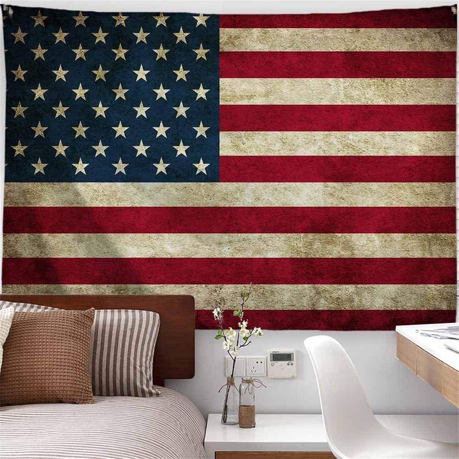 Tapestry Wall with American Flag Procida 75x100