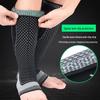 HT020 Breathable Compression Calf Sleeves: Extra Long Support for Basketball, Football, and Hiking