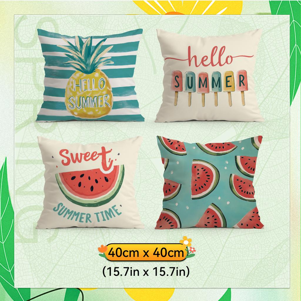 Sommerfrüchte Kissenbezüge Fantasy-inspiriertes Dekor Für Ihr Zuhause Sofakissenbezug Wohnzimmer Bett Auto Dekor