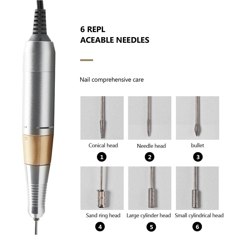 Manicure Machine 35000/20000RPM Milling Cutter For Manicure Pedicure Nail Art Tool Nail Drill Bit