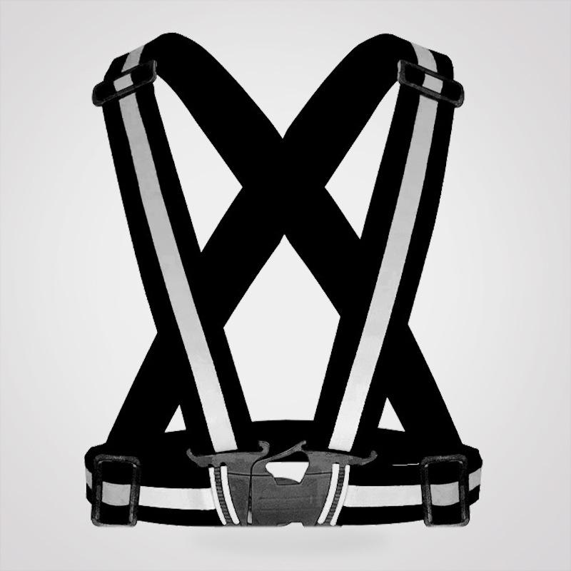 High Visibility Reflective Vest for Safety in Night Running, Cycling, Sanitation, and Construction