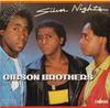 7-Zoll-Single GIBSON BROTHERS Silver Nights CREA4213 Carrere 1984 Italien Dance Electronica Gebraucht