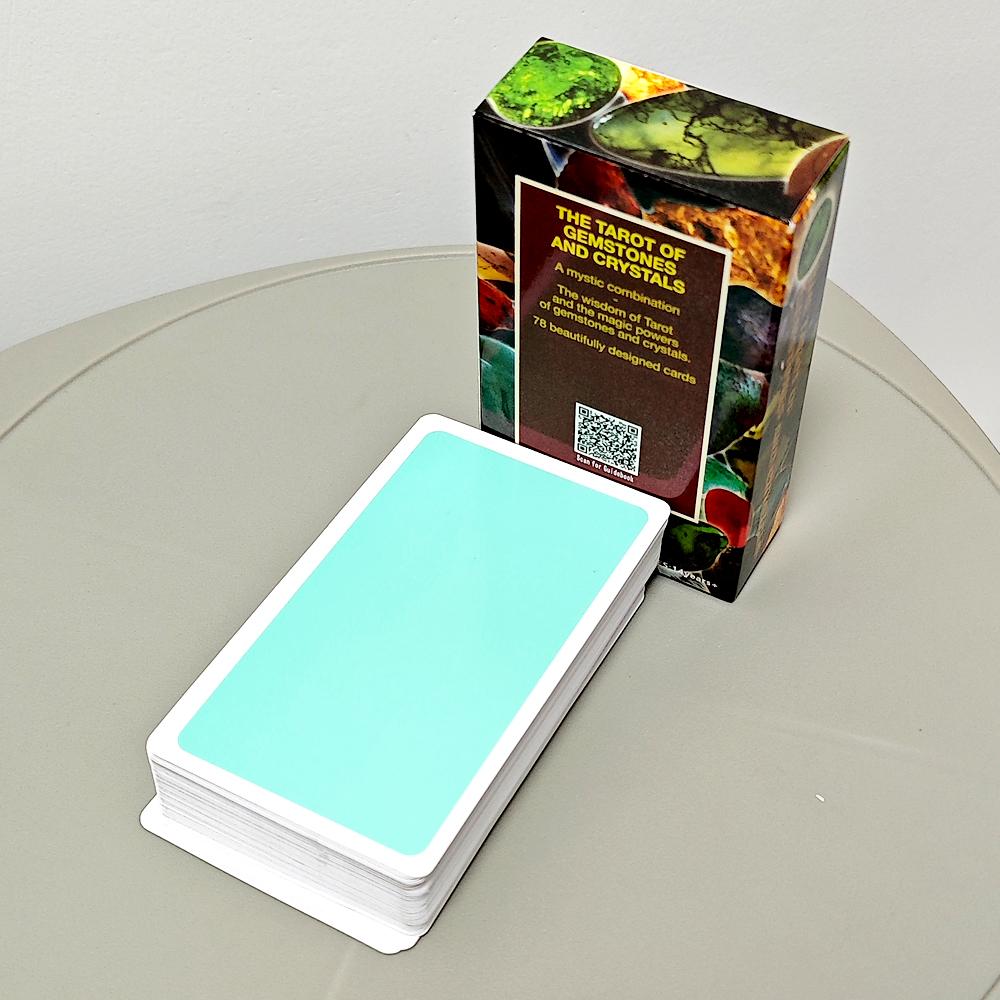 The Tarot of Gemstones and Crystals 78 Pcs Vintage 1996 Tarot Deck 10.3*6cm