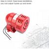 Walfront Motor Alarm Horn Siren Buzzer 220V 120DB MS-190 Red