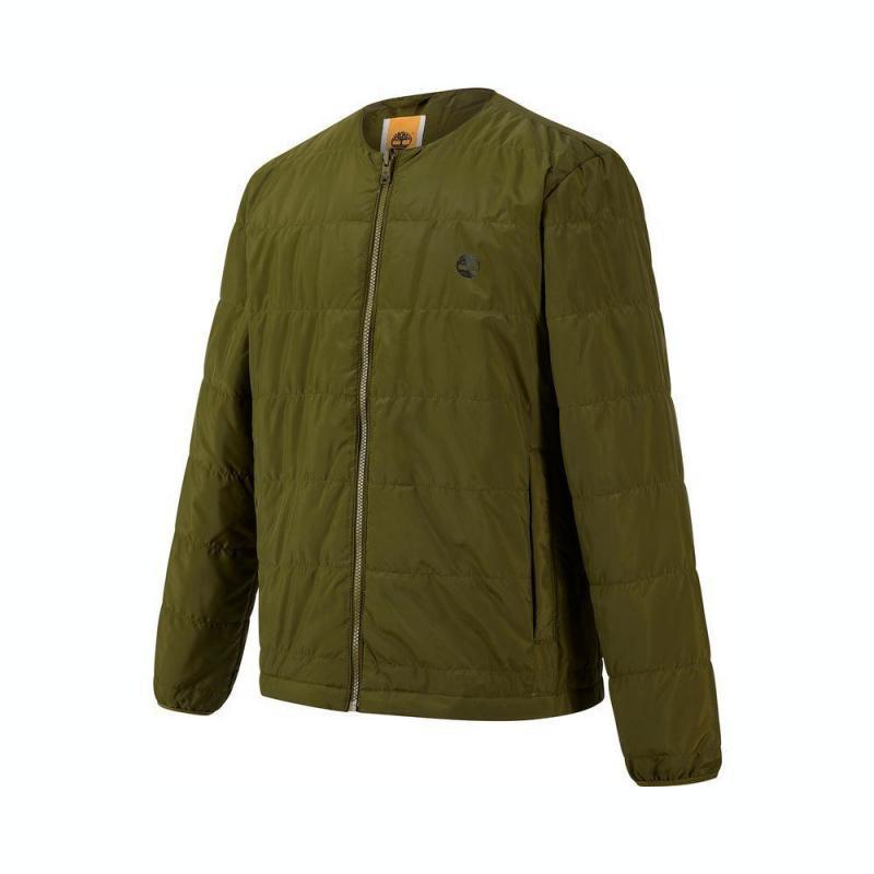 Timberland Sports Baseball Collar Comfortable Jacket Set Men jackets Olive-Green A5M2X-302
