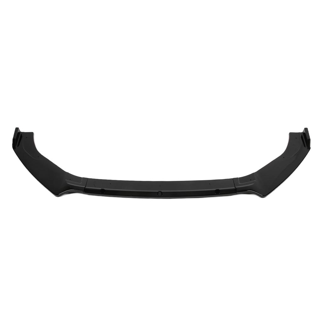 3 Sections Front Bumper Splitter Lip Spoiler Replacement for MK7 MK7.5 GTD R 2013?2020Gloss Black