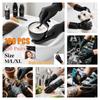 100PCS Black Nitrile Disposable Gloves Latex & Powder Free Suitable for Kitchen Food Processing Beauty Salon Home Cooking Tools