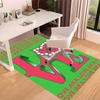 AKA Logo1 Printed Absorbent Washable Carpet, Non-Slip Bathroom Mats, Kitchen Rugs, Yoga Mat,Living Room Entrance, Camping Picnic Rugs