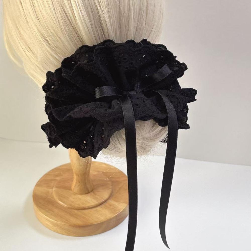 Flower Shape Elastic Hair Bands Hair Tie Exaggerated Hair Rope  Ladies