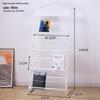 Floor Standing Magazine & Book Display Rack for Periodicals and Promotional Materials