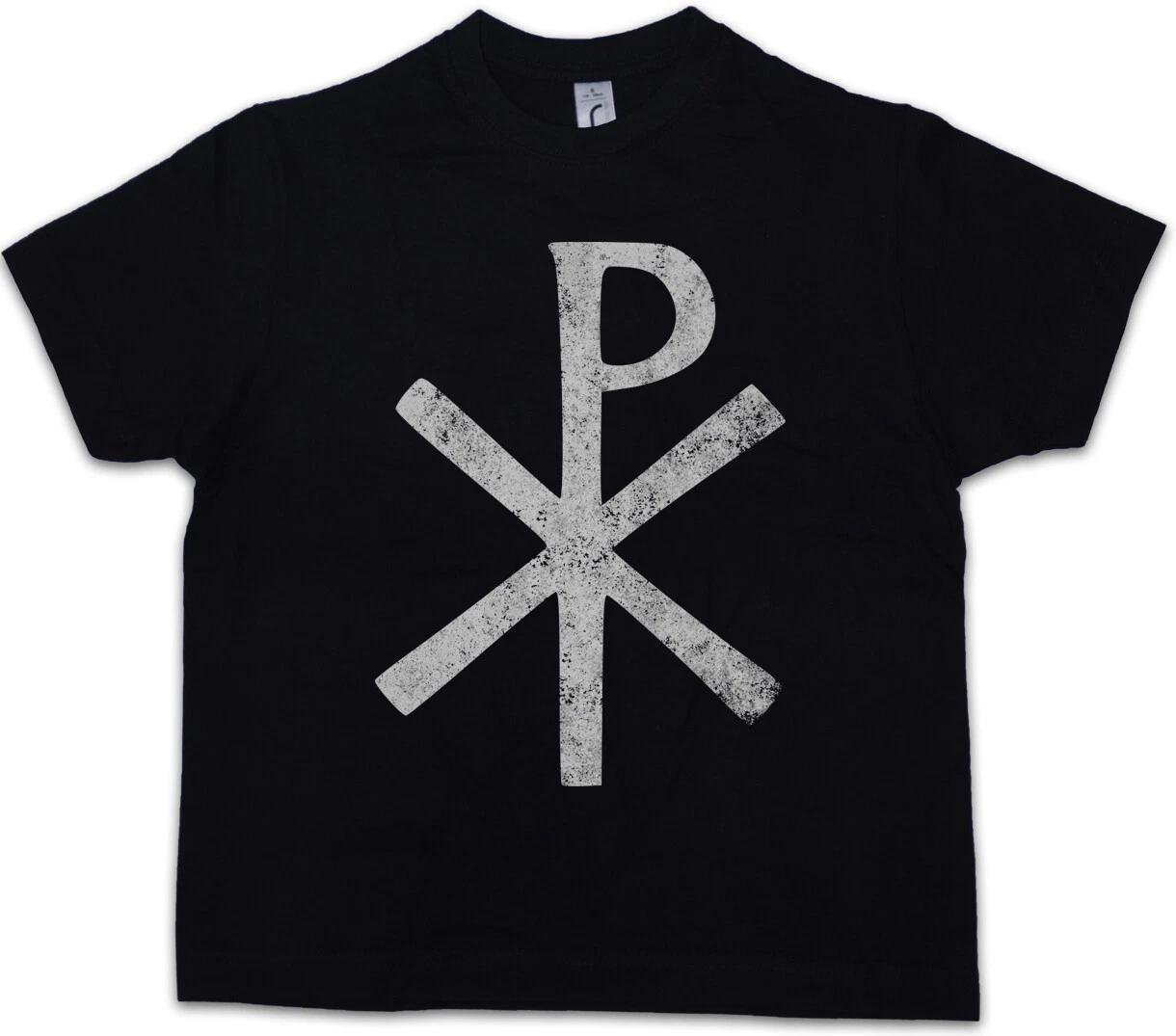 CHI RHO SYMBOL Kids Boys kids boys T-Shirt XP Jesus Christ Christ Pax Christi 120