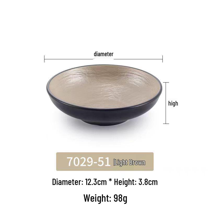 Melamine Japanese Conical Hat Bowl - Large Plastic Soup, Rice, and Noodle Bowl