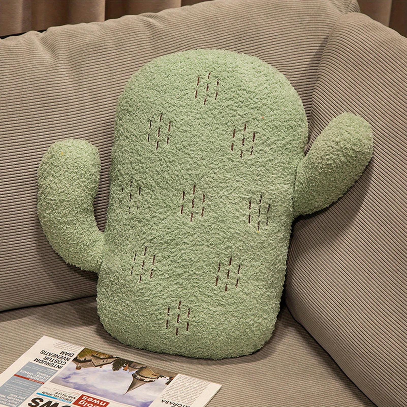 

Cuddly Cactus Stuffed Plant Animal Plush Toy Soft Plant Toys Cactus Pillow Doll Birthday Gifts for Kids Girls Boys Photo Props зелений