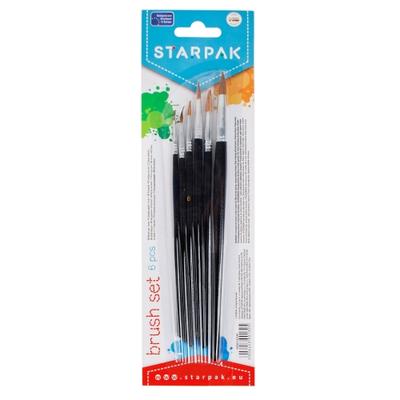 School Brushes. Set of 6.