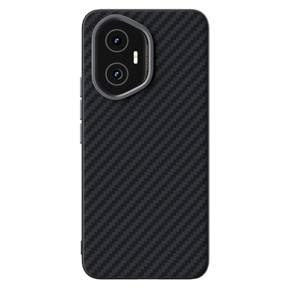 

ABEEL Чехол для Honor 300 Совместимый с MagSafe Задняя крышка с текстурой углеродного волокна Black