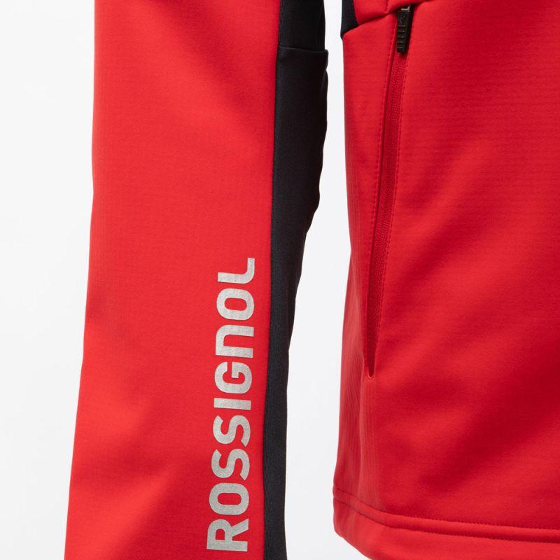 Blouson uni softshell avec zip logo blason Homme ROSSIGNOL