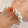 Design Sense 10Mm Bead Imitation Pearl Natural Nanhong Bracelet Bracelet