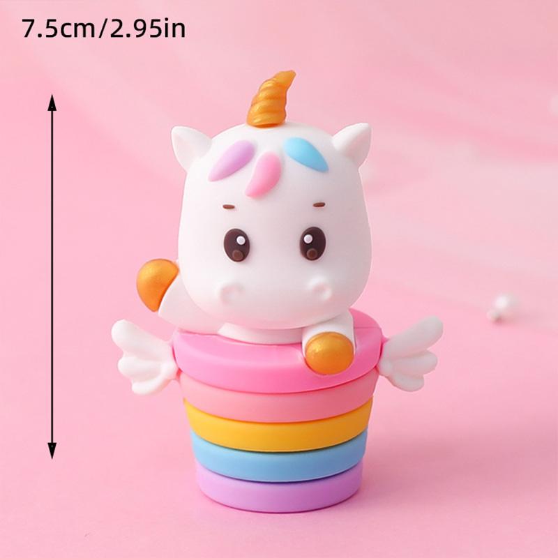 Rainbow Cake Topper Unicorn Birthday Party Decoration Kids Toddlers Birthday Party Happy Birthday Colorfu Rainbow Theme Supplies