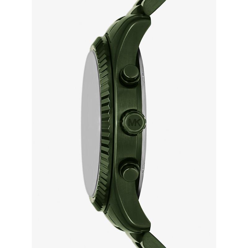 Michael Kors Oversized Lexington Green-Tone Watch MK9166