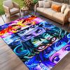 Demon Slayer Print Rug, Washable Floor Carpet, For Entryway Dorm Laundry Room Office Study, Home Decor Birthday Christmas Gift
