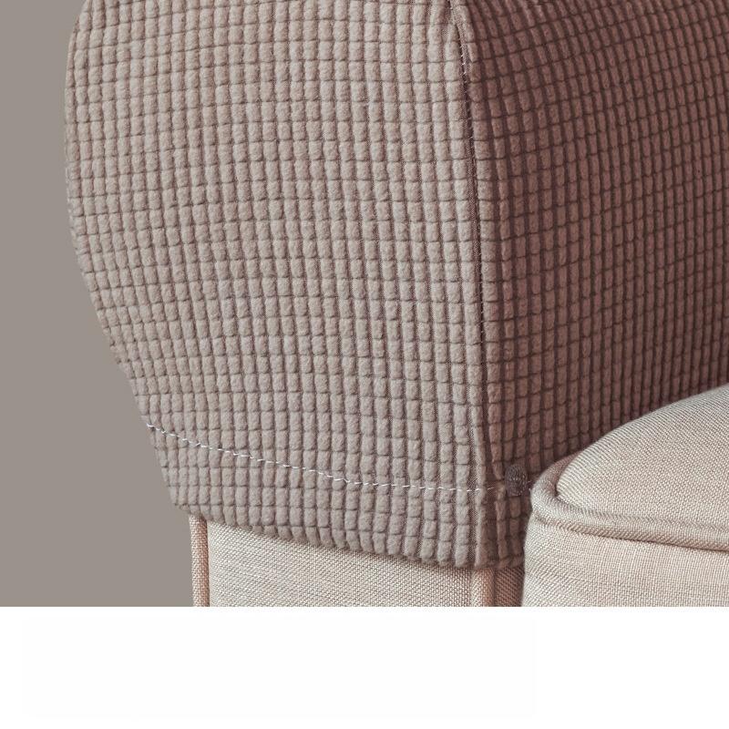 2PCS Luxurious Sofa Armrest Covers Soft and Thick Chair Arm Protectors, Universal Fit,Elastic Armrest Covers