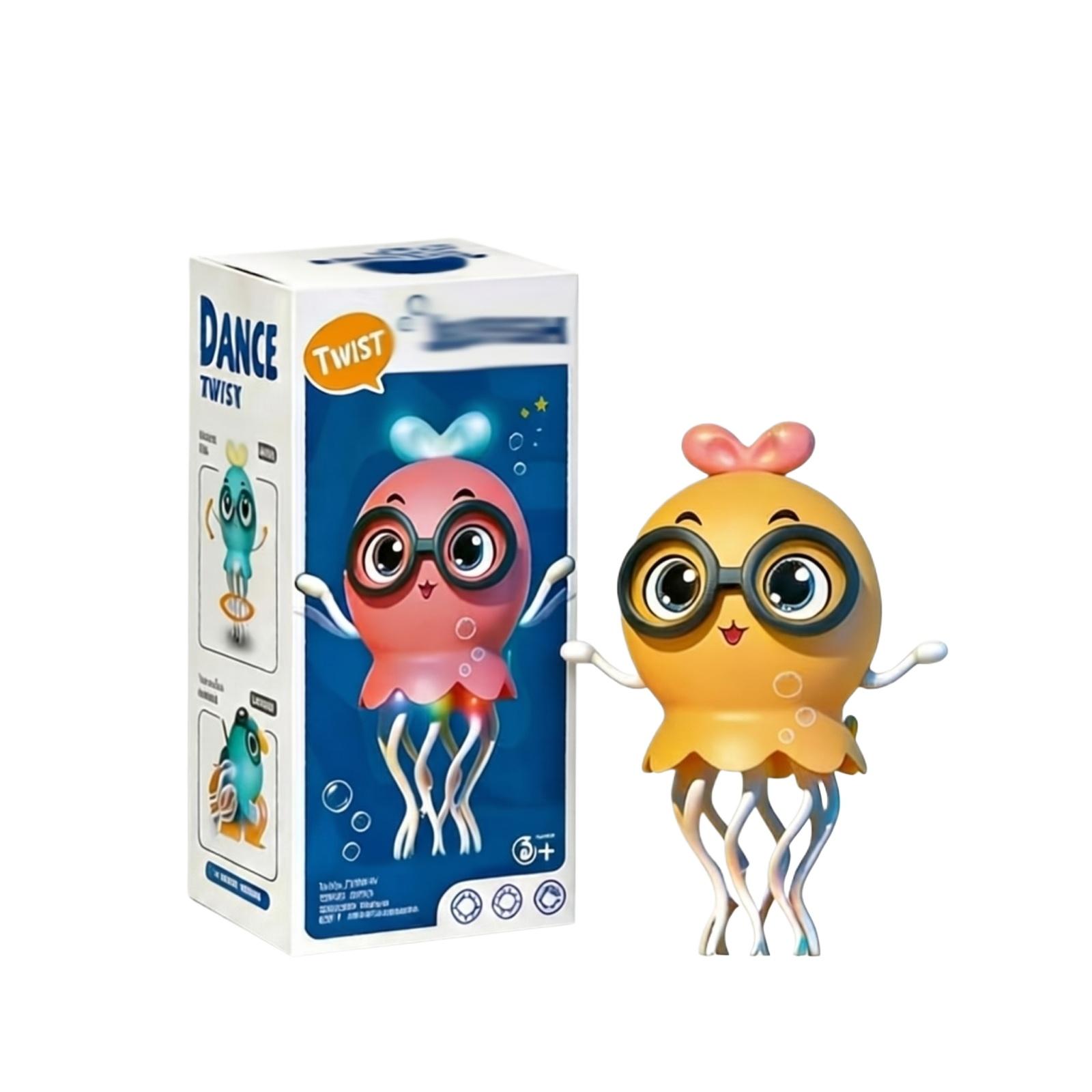 

Electric, Magical Dancing Jellyfish With Automatic Obstacle Avoidance And Light Toy For Children. One Size жовтий