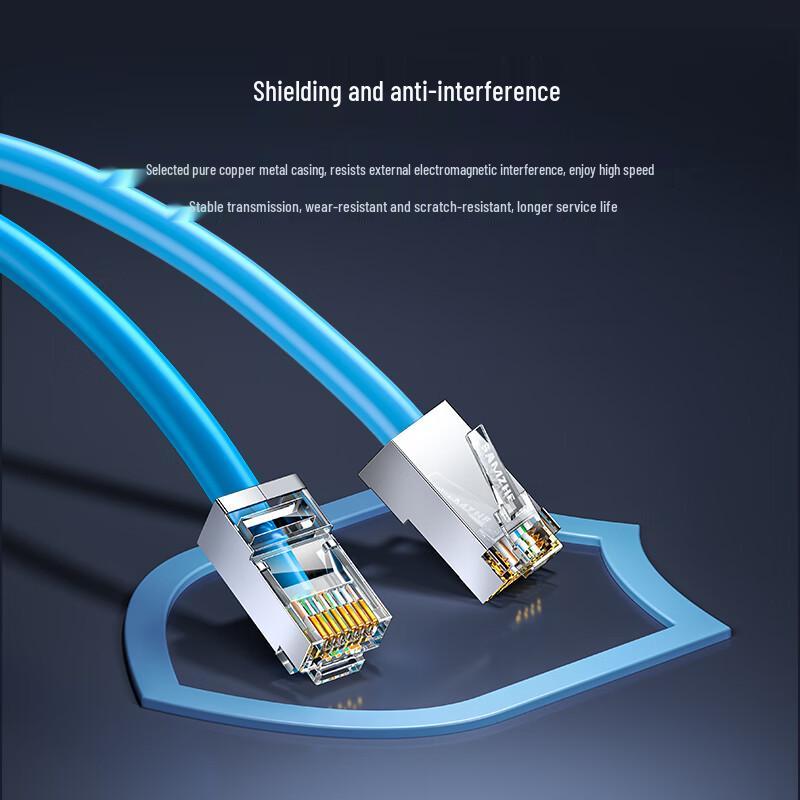 SAMZHE Cat6 Gold-Plated RJ45 Connectors (30-Pack)
