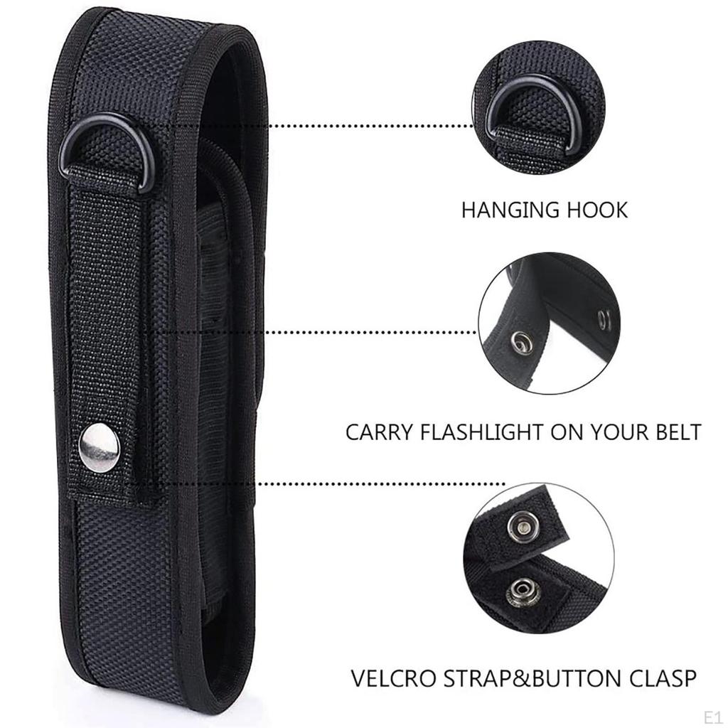 Flashlight Easy to Carry Pouch for Hunting Fishing Outdoor Activities