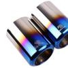 Mazda Stainless Steel Round Tailpipe Muffler Accessory