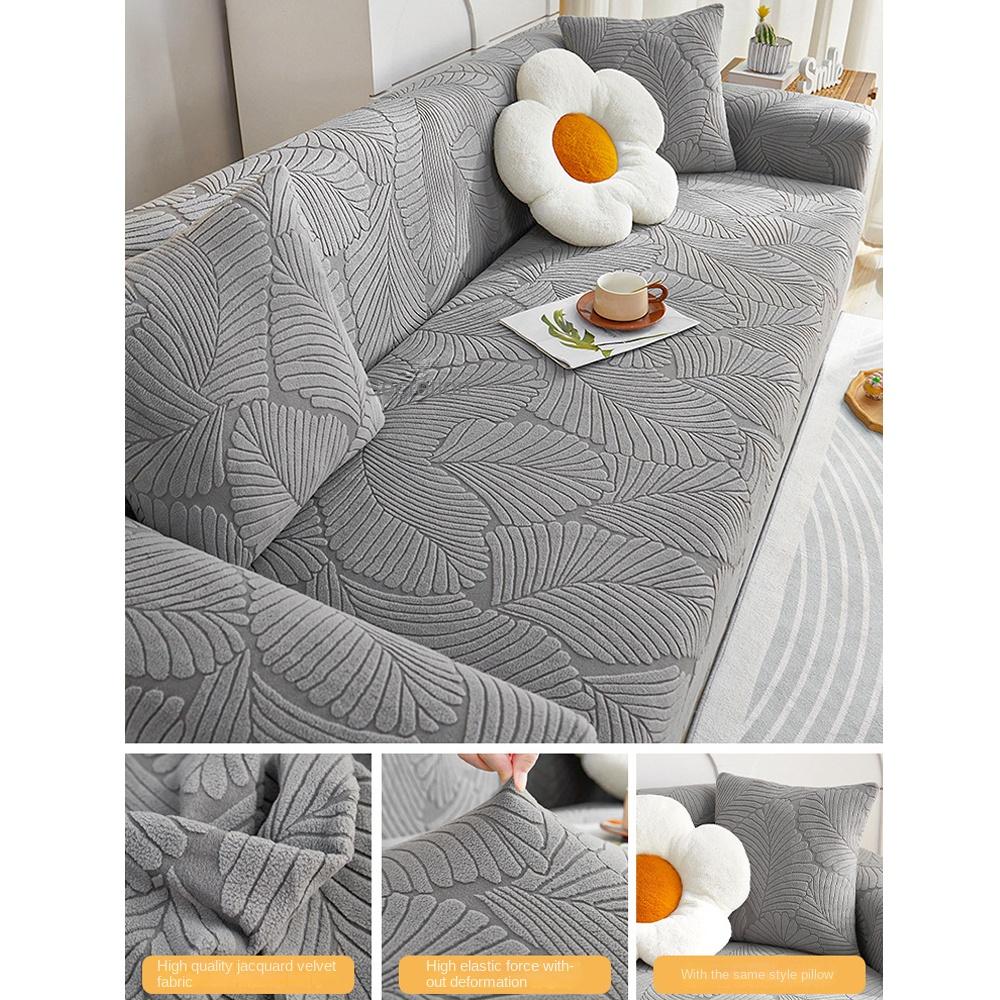 Couch Cover Latest Jacquard Design High Stretch Sofa Covers for Cushion Couch, Pet Dog Cat Proof Slipcover Non Slip Magic Elastic Furniture Protector