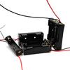 1x 2x 3x 4x AAA Battery Box Case Holder with Wire Leads Side By Side Battery Box Connecting Solder for 1-4pcs AAA Batteries