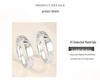 Geometric Glacier 999 Pure Silver Irregular Texture Open Rings for Couples - 2025 Edition