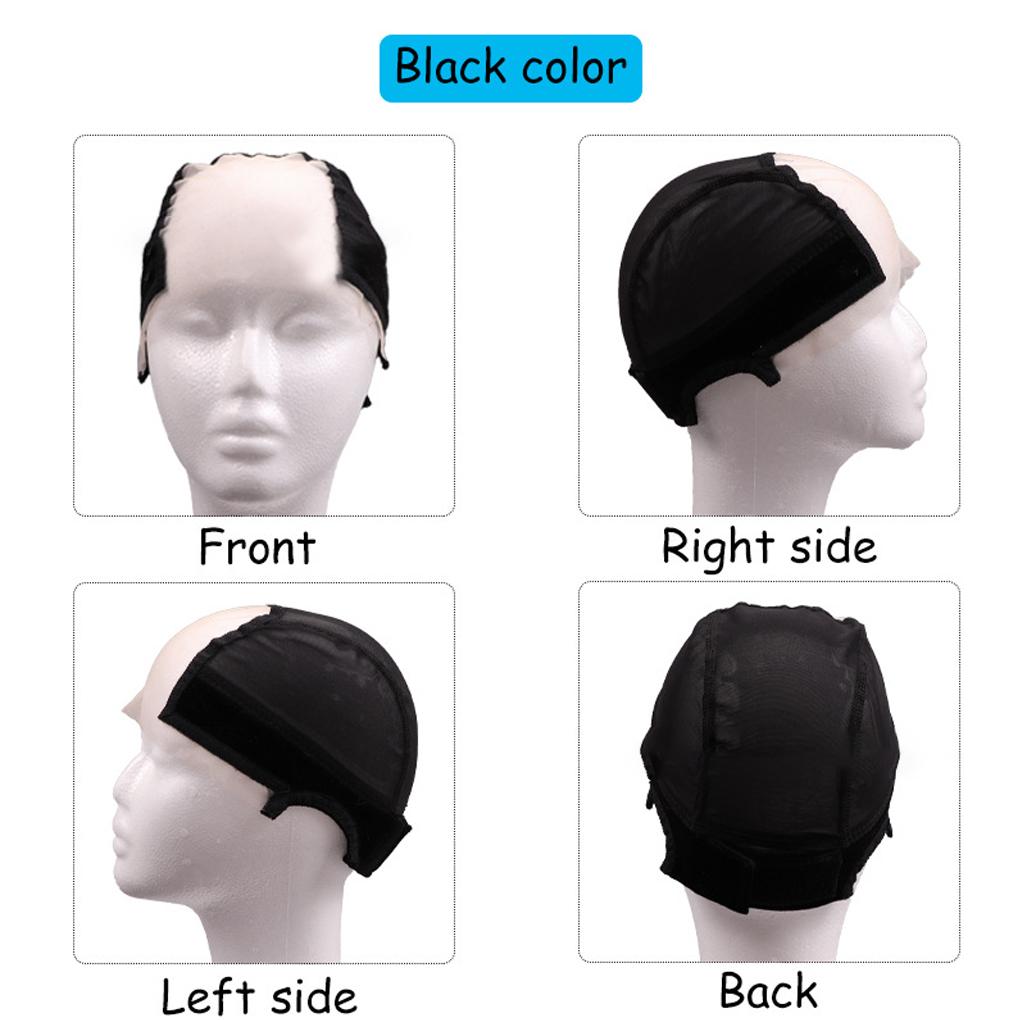 Cloth Lace Wig Cap With Grip Adjustable Band For Secure Fit Wig Grip Band And Wig Caps Set Wig Band