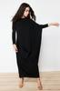Women's Fashion New Hijab Dress Stone Stylish Knitted Kaftan Dress