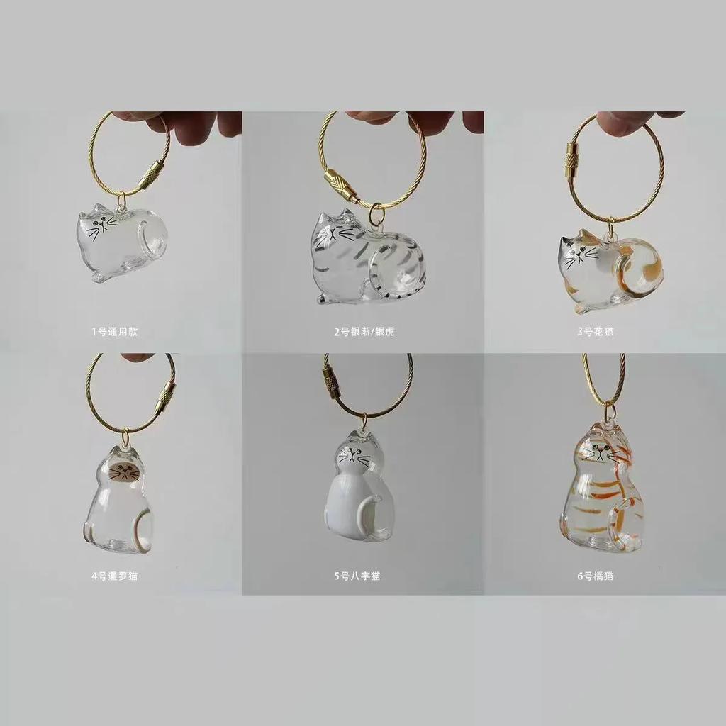 New Style Cat Hair Storage Bag Pendant Cute Pet Fur Souvenir Box Fashionable Versatile Keychain Accessories Gifts For Cat Lovers