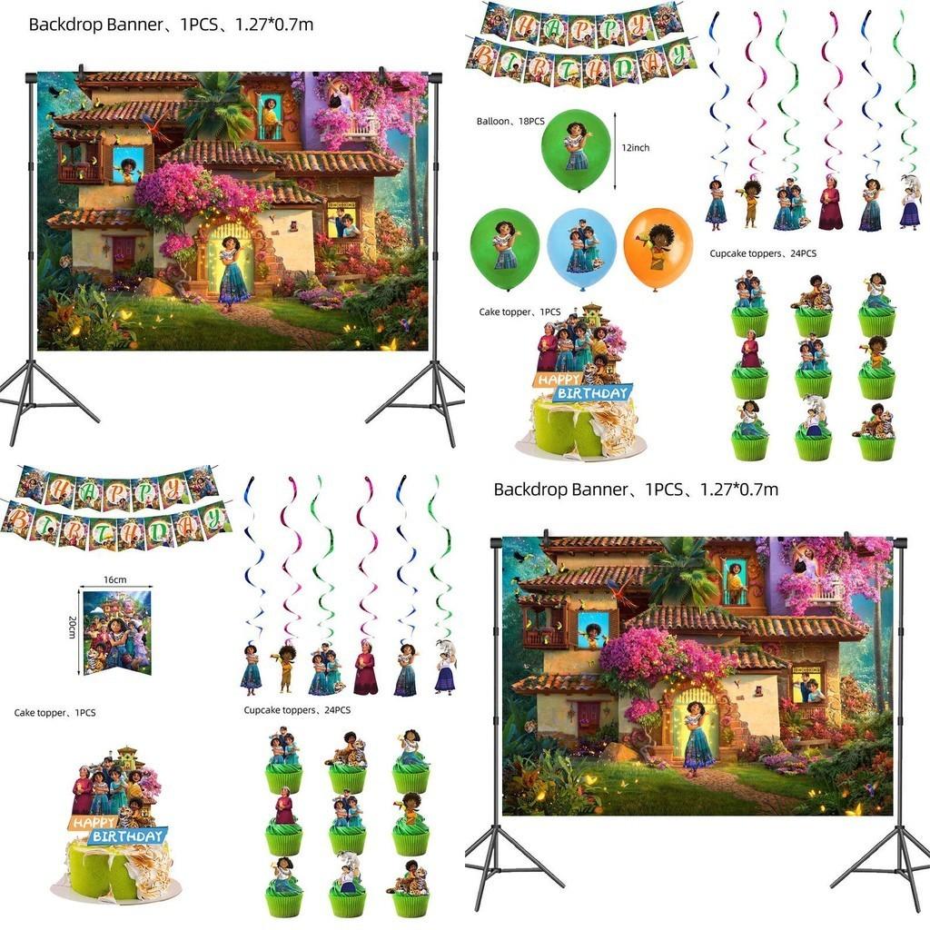 Set Vibrante de Decoraciones para Fiesta Encanto - ¡Haz que el Cumpleaños de tu Hijo Sea Inolvidable!