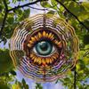 Intricate Mandala-Style Metal Wind Spinner with Floral Design - Durable Outdoor Art for Garden & Patio Decor, No Electricity or Battery Needed