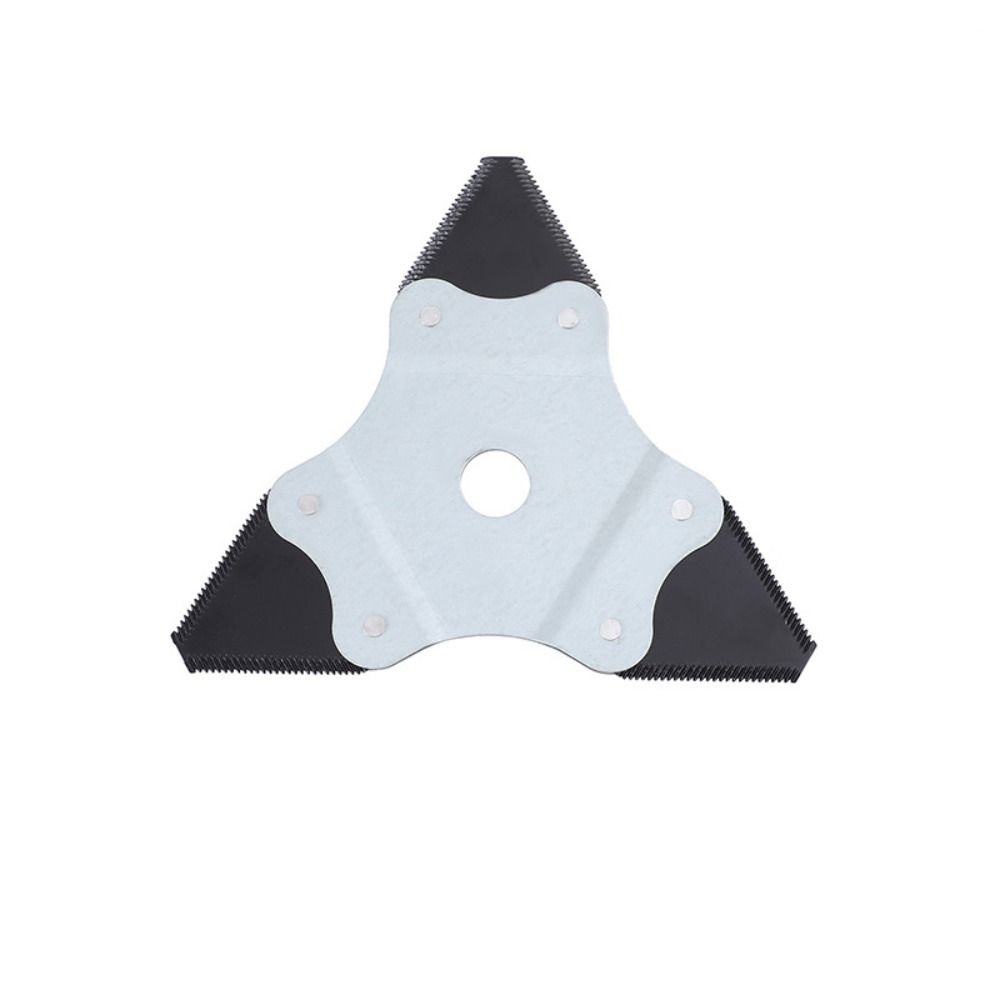 Manganese Steel Lawn Mower Blades Triangular Shape Double-sided Blades  Garden Maintenance