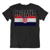 Vlag T-shirt Kroatië Mode Land Souvenir Cadeau Trots Logo